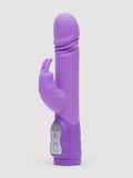 Lovehoney Dream Rabbit Rechargeable Silicone Thrusting Rabbit Vibrator, Purple