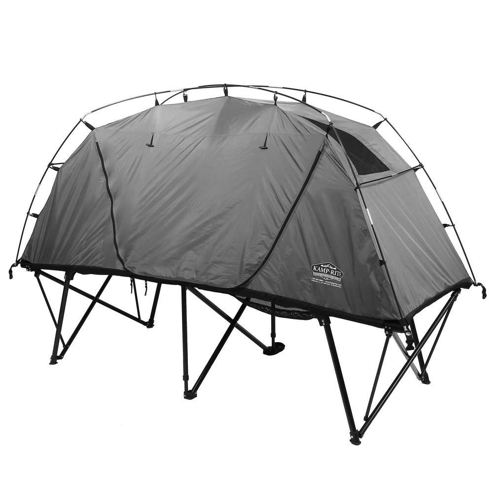 Compact Light CTC XL Collapsible BackpacCamping Tent Cot in Gray