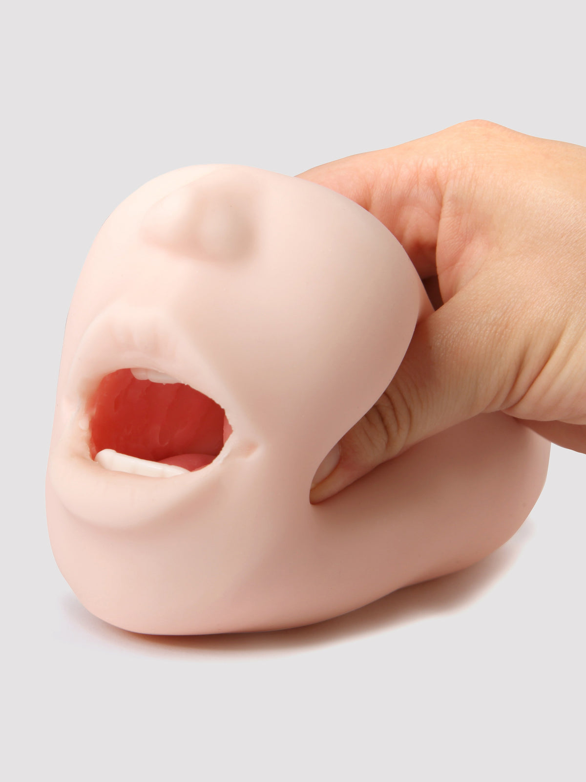 Magic Eyes La Bocca Della Verita Realistic Blow Job Stroker, Flesh Pink