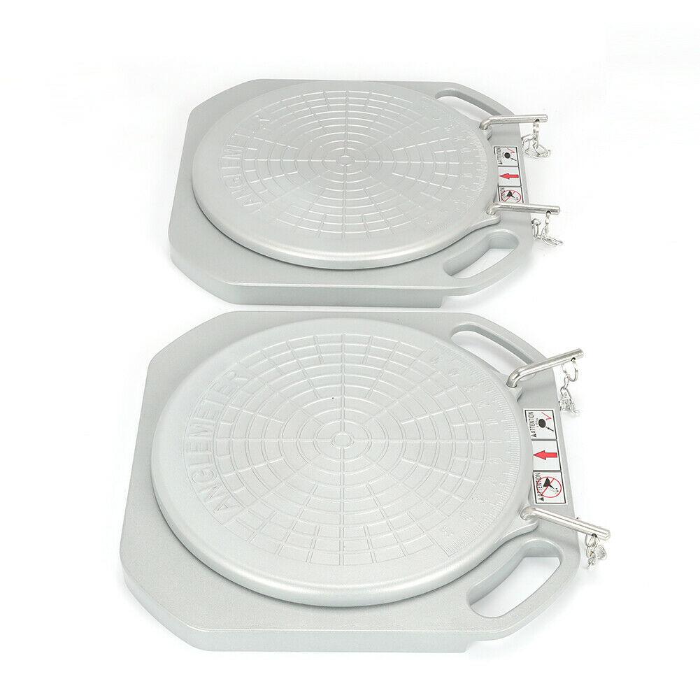 2 Wheel Alignment Turntable Plates 11,000 LBS Load Capacity + BridBlocks