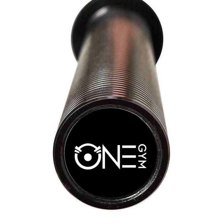 Weight Lifting Barbell Spring Steel and Black Chrome ONE GYM