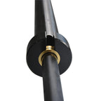 Weight Lifting Barbell Spring Steel and Black Chrome ONE GYM