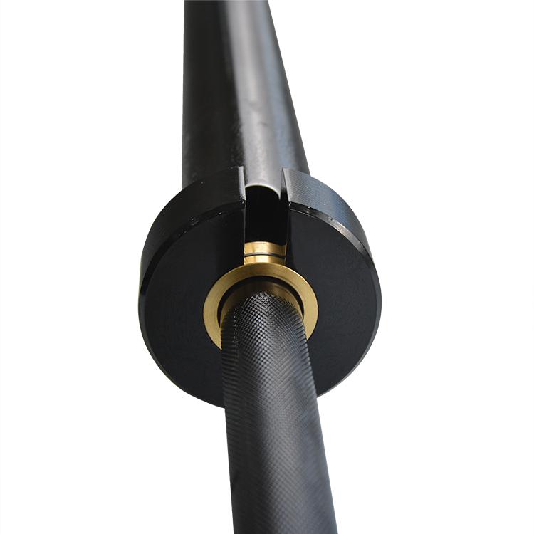 Weight Lifting Barbell Spring Steel and Black Chrome ONE GYM