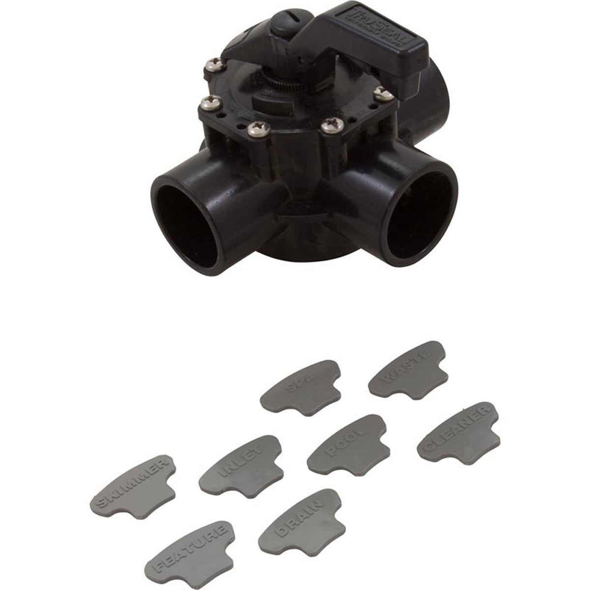 Waterway Plastics 1 1/2"S Tru Seal 3-Way Diverter Valve Assembly
