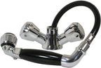 Scandvik 46010P Standard Family Water Conservation Handle Pull Out Shower Mixer with 5' Chrome Hose