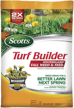 scotts turf builder winterguard fall weed and feed 3: covers up to 15,000 sq ft, fertilizer, 43 lbs., not available in fl