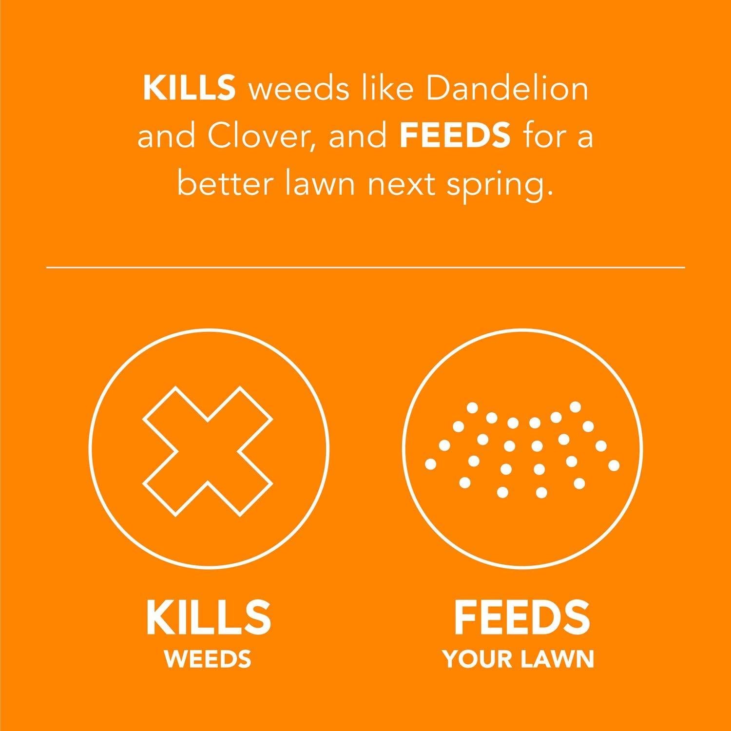 scotts turf builder winterguard fall weed and feed 3: covers up to 15,000 sq ft, fertilizer, 43 lbs., not available in fl