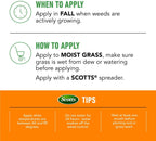 scotts turf builder winterguard fall weed and feed 3: covers up to 15,000 sq ft, fertilizer, 43 lbs., not available in fl