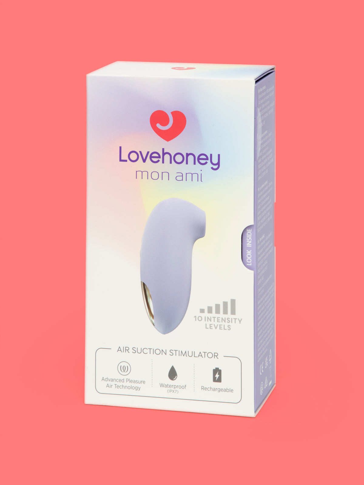 Lovehoney mon ami Silicone Pleasure Air Suction Stimulator, Purple