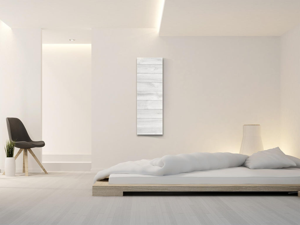 Heat Storm Electric Glass Heater, Indoor, White Washed Wood, HS-PAR-1648