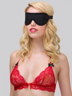 Bondage Boutique Soft Blindfold, Black