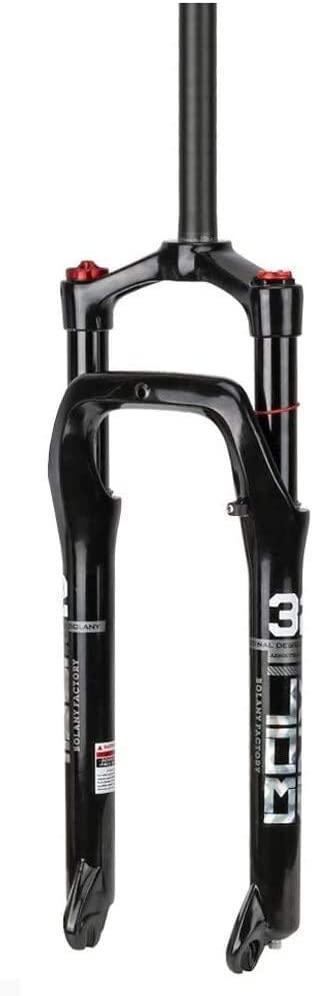 SJMFGF Road Bike Rigid Forks Electric MTB Beach Snow Bike Suspension Fork Aluminum Alloy Air Fork