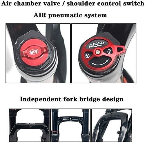 SJMFGF Road Bike Rigid Forks Electric MTB Beach Snow Bike Suspension Fork Aluminum Alloy Air Fork