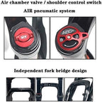 SJMFGF Road Bike Rigid Forks Electric MTB Beach Snow Bike Suspension Fork Aluminum Alloy Air Fork