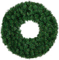 NYKK Front Door Wreath Artificial Green Pine  Christmas Wreaths 4 Sizes Christmas Pine s for Christmas, Home or Wedding Party Decorations (Green) Simulation Wreath (Size : 80cm)