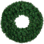 NYKK Front Door Wreath Artificial Green Pine  Christmas Wreaths 4 Sizes Christmas Pine s for Christmas, Home or Wedding Party Decorations (Green) Simulation Wreath (Size : 80cm)