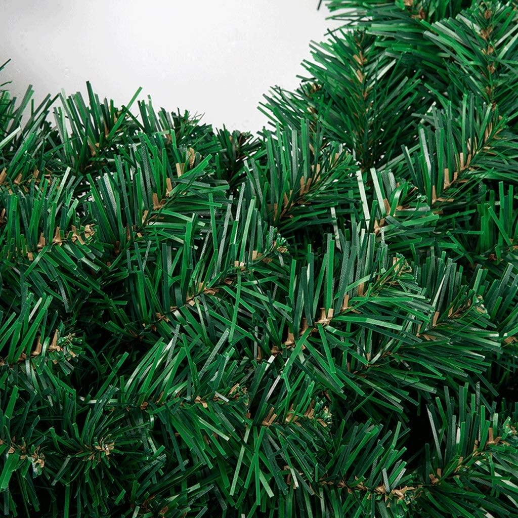 NYKK Front Door Wreath Artificial Green Pine  Christmas Wreaths 4 Sizes Christmas Pine s for Christmas, Home or Wedding Party Decorations (Green) Simulation Wreath (Size : 80cm)