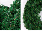 NYKK Front Door Wreath Artificial Green Pine  Christmas Wreaths 4 Sizes Christmas Pine s for Christmas, Home or Wedding Party Decorations (Green) Simulation Wreath (Size : 80cm)