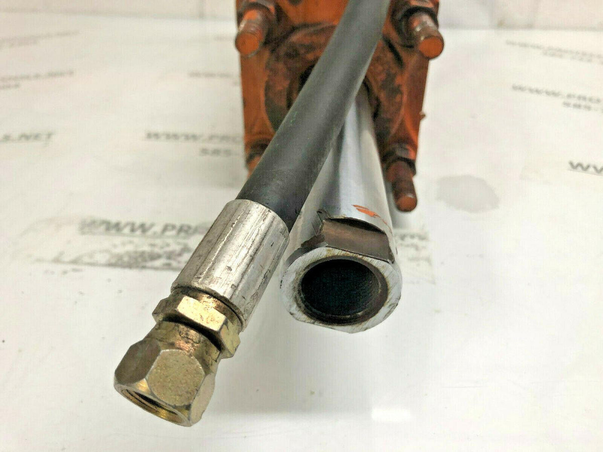 Huth  Ended 62029 Hydraulic Cylinder Swager Expander  7闁 Stroke, 11闁2闁 Rod P352