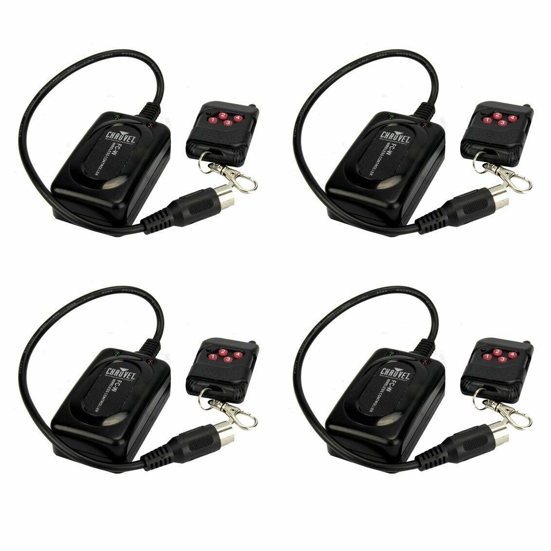 Chauvet DJ Wireless Remote for Hurricane H-900 H-1100 H-1300 Fog Machine(4 Pack)