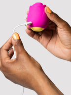 ROMP Rose Limited Edition Rechargeable Silicone Clitoral Suction Stimulator, Pink