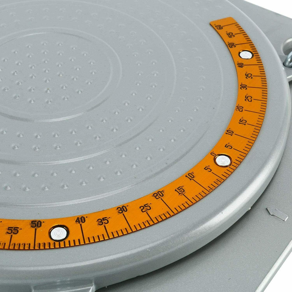 One Pair Aluminum Turntable Wheel Alignment 360閹 Rotating Turn Plate Table 3 Ton