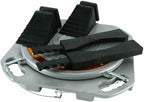 One Pair Aluminum Turntable Wheel Alignment 360閹 Rotating Turn Plate Table 3 Ton