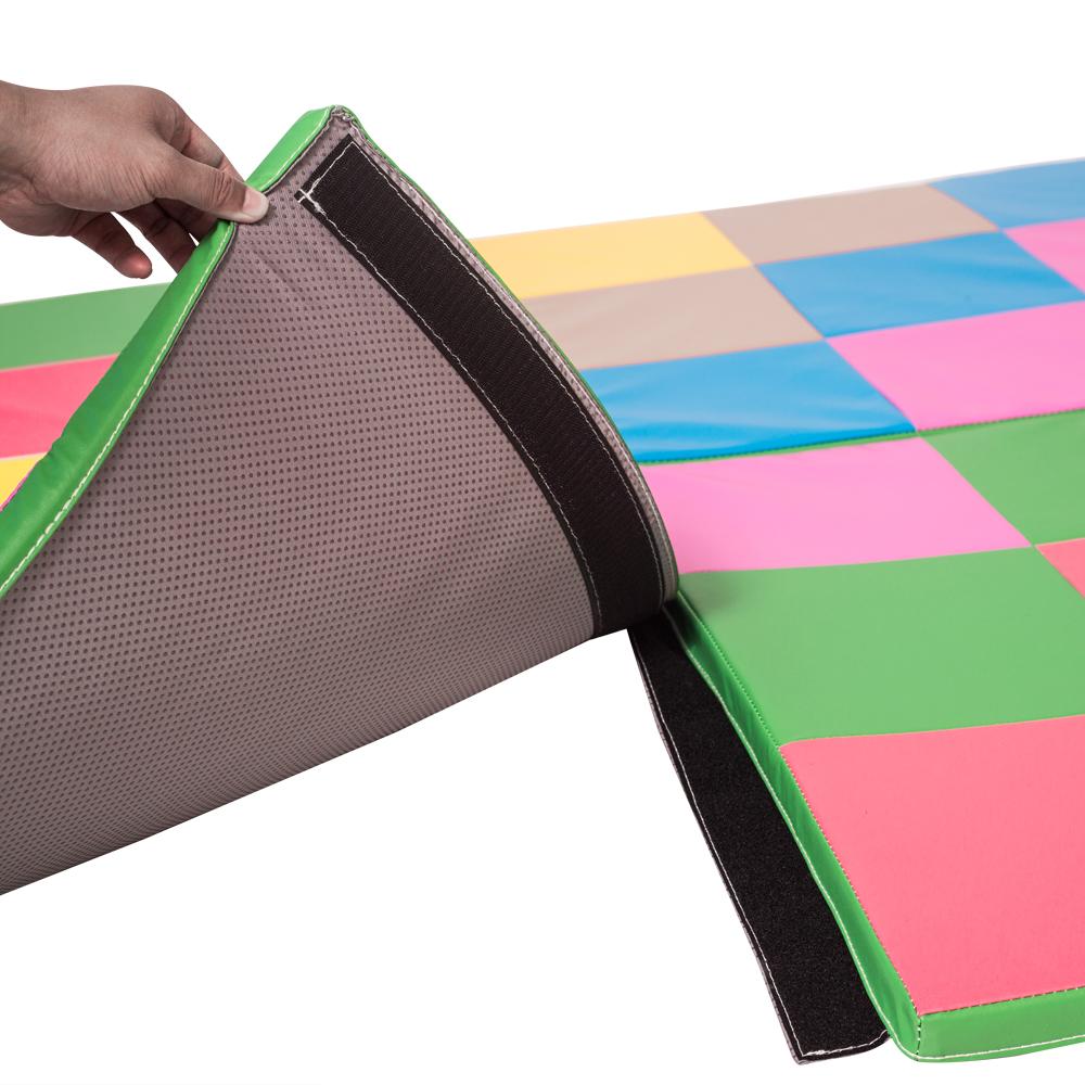 Beautiful And Stylish Portable Foldable Gymnastic Mat Colorful
