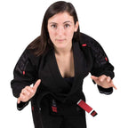 Tatami Fightwear Women's Estilo 6.0 Premium BJJ Gi - F1 - Black/Black