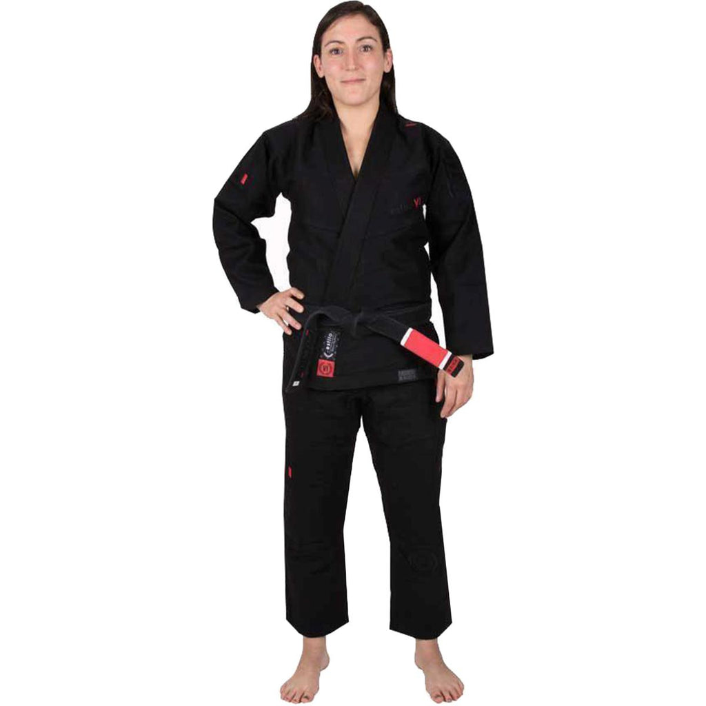 Tatami Fightwear Women's Estilo 6.0 Premium BJJ Gi - F1 - Black/Black