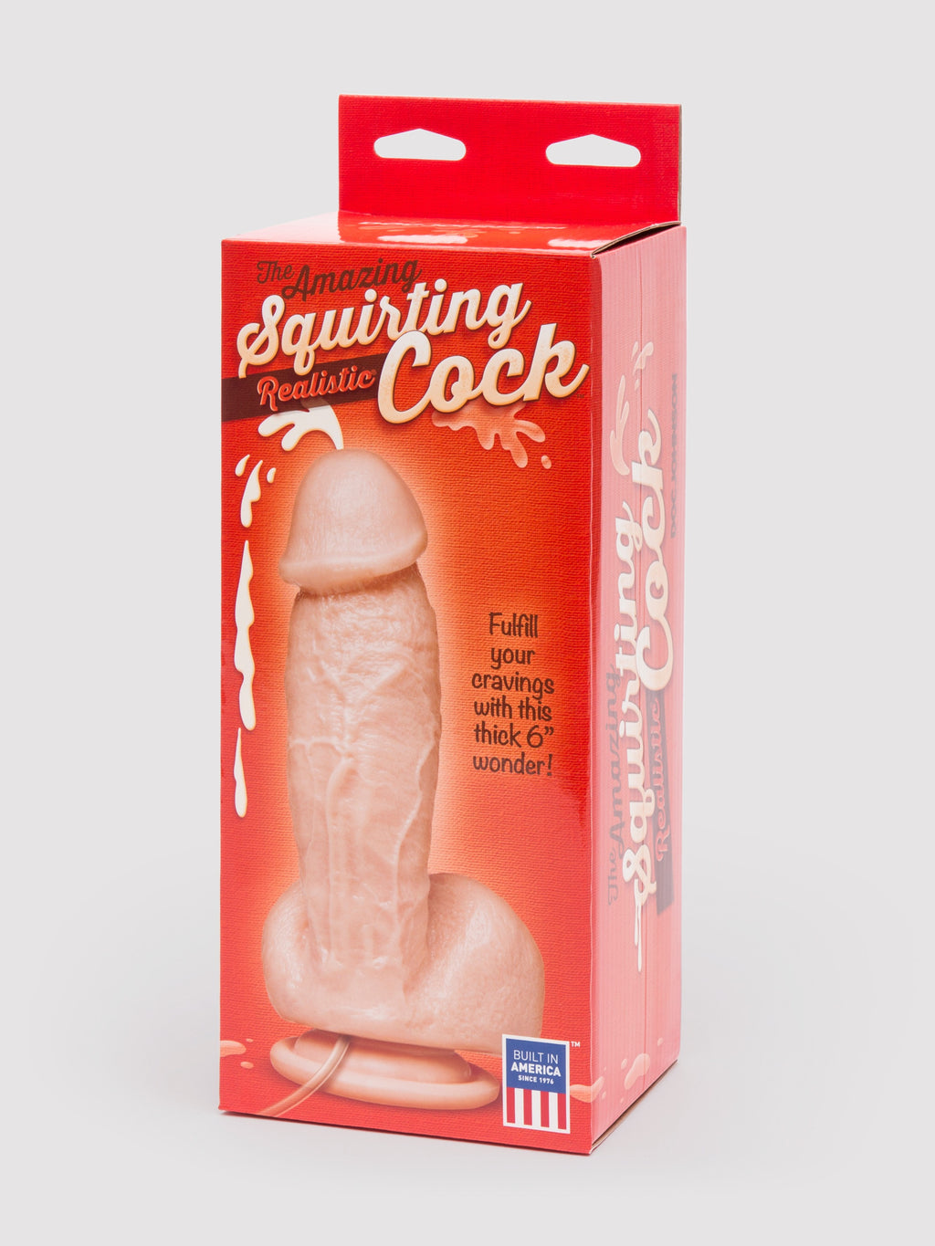 Doc Johnson Realistic Ejaculating Dildo 5.5 Inch, Flesh Pink