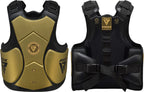 RDX Chest Guard MMA Training, Maya Hide Leather MARK Pro TRI-LIRA Padded Adjustable Body Protector
