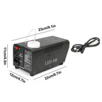 Viafly LED 500W Fog Smoke Machine Remote RGB Color Smoke Ejector LED QWEGF8619