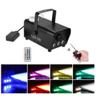 Viafly Wireless Control LED 500W Fog Smoke Machine Remote RGB Color Smoke Ejector LED QWEGF2141