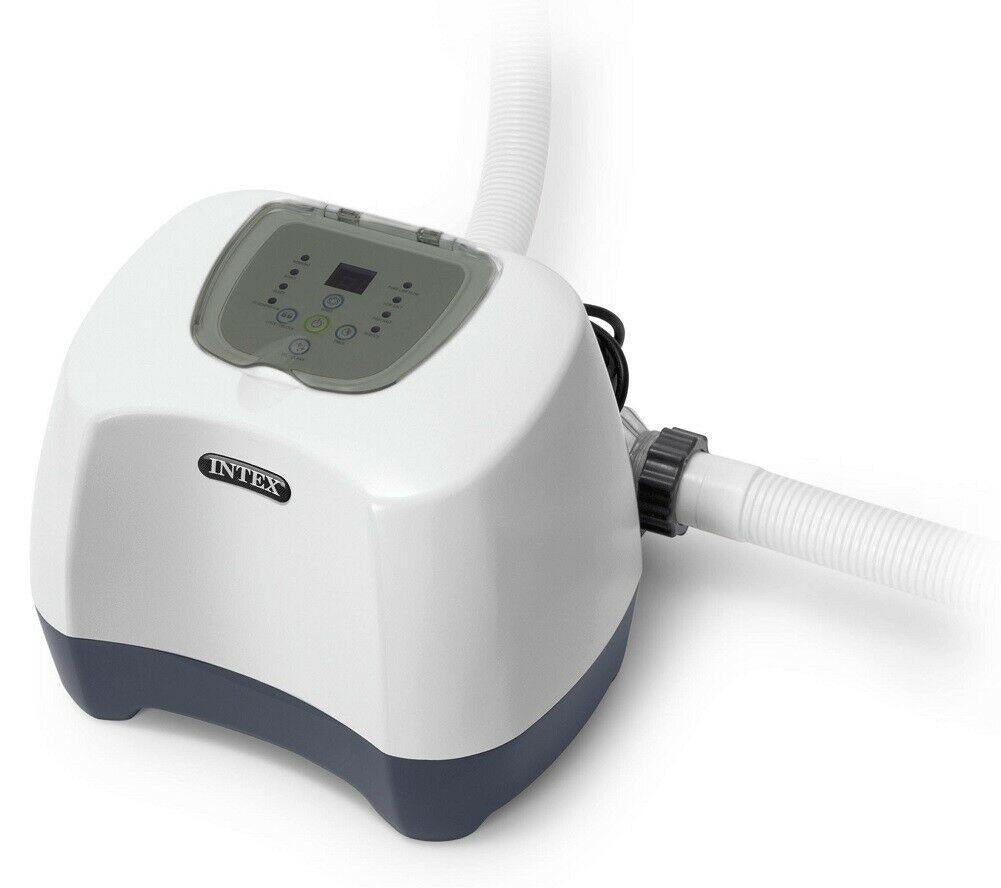 intex 26661eg krystal clear pool saltwater system with gfci and auto timer