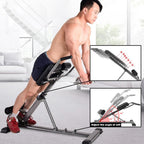 Adjustable Roman Chair Back Hyperextension Bench for Strengthening Abs