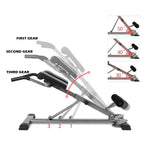 Adjustable Roman Chair Back Hyperextension Bench for Strengthening Abs