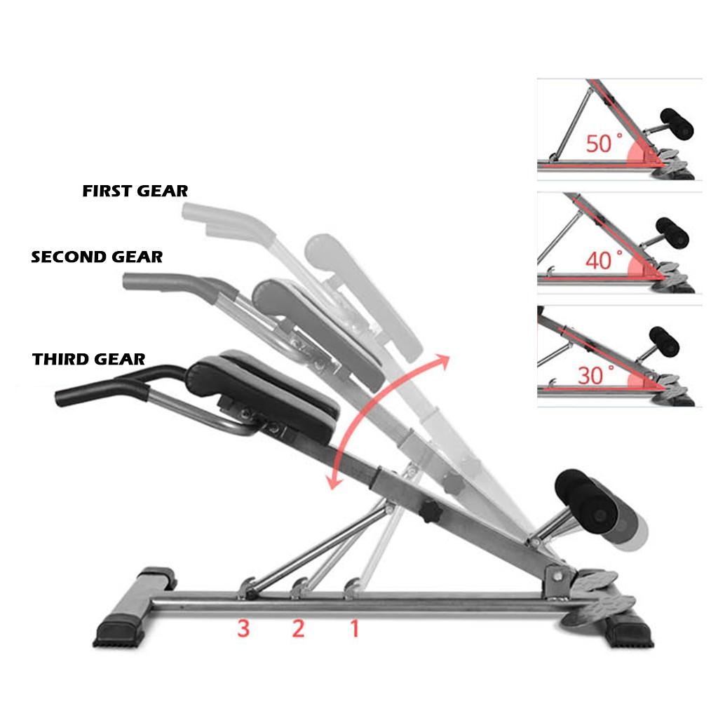 Adjustable Roman Chair Back Hyperextension Bench for Strengthening Abs