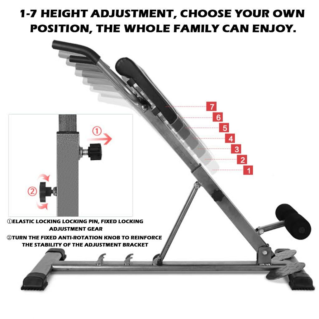 Adjustable Roman Chair Back Hyperextension Bench for Strengthening Abs