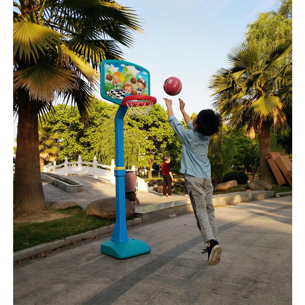 Children's Basketball Frame 7 Height Positions Kids Basketball Hoop