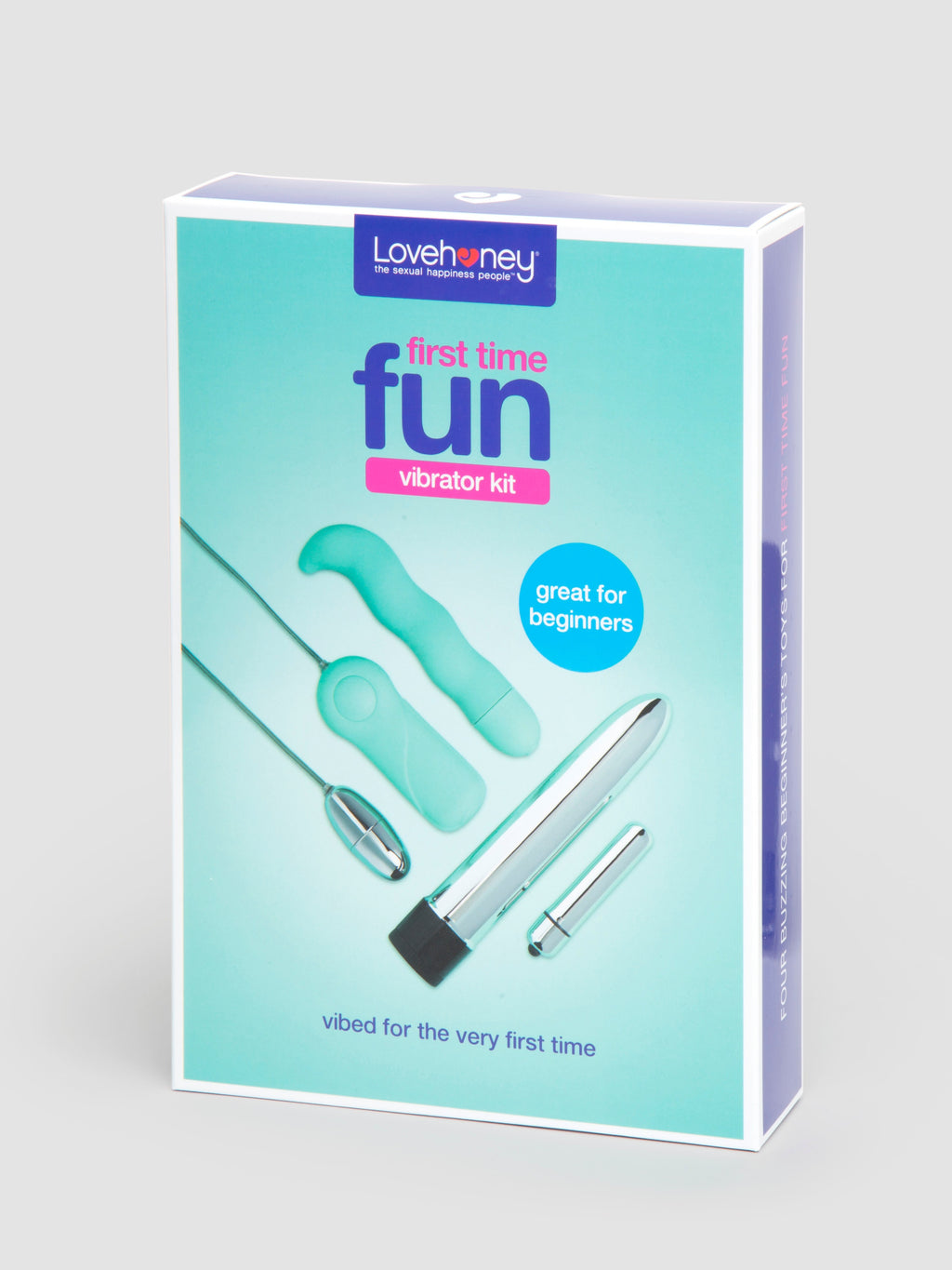 Lovehoney First Time Fun Vibrator Starter Kit (4 Piece), Green | Green