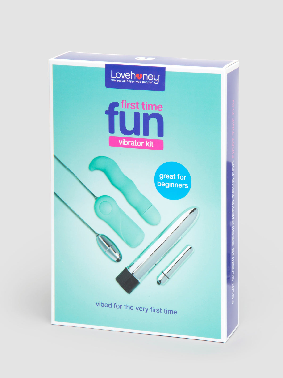 Lovehoney First Time Fun Vibrator Starter Kit (4 Piece), Green | Green