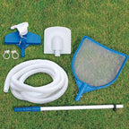 Summer Waves Elite P4A02048B 20ft x 48in Above Ground Frame Swimming Pool Set with Filter Pump, Pool Cover, Ladder, Ground