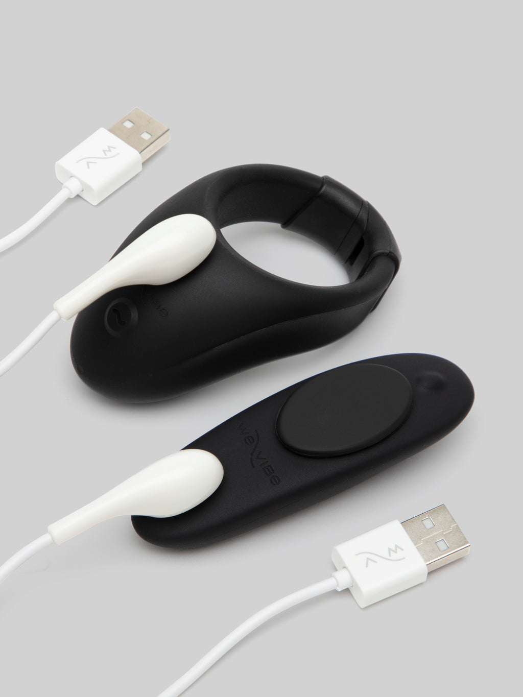 We-Vibe Tease Us Bond and Moxie Vibrating Cock Ring and Panty Vibrator Set, Black