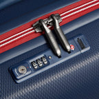 Chatelet Hardside Luggage with Spinner Wheels, Navy, 3 Piece Set 19/24/28