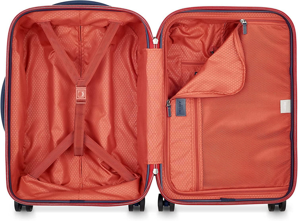 Chatelet Hardside Luggage with Spinner Wheels, Navy, 3 Piece Set 19/24/28
