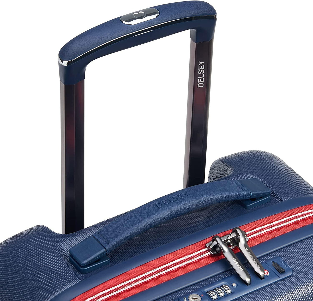 Chatelet Hardside Luggage with Spinner Wheels, Navy, 3 Piece Set 19/24/28