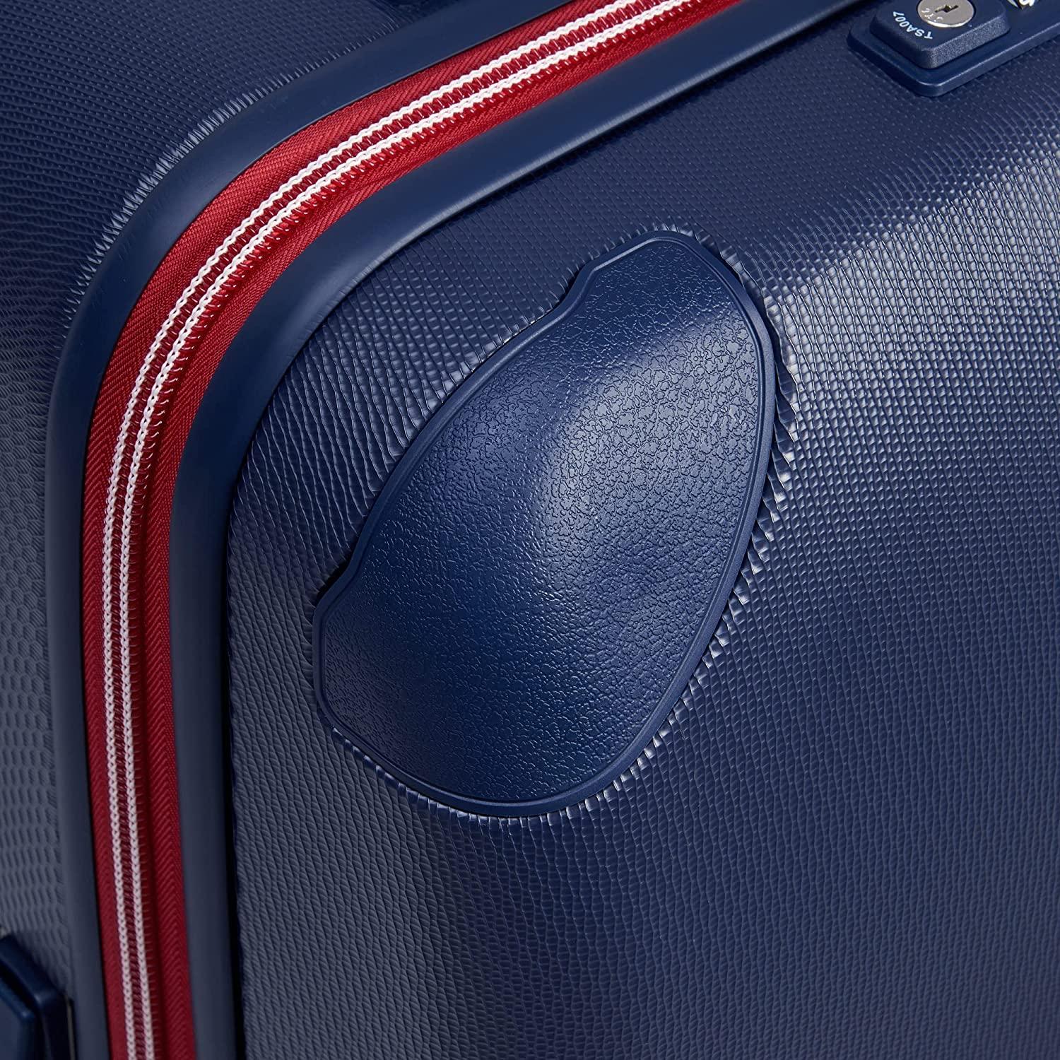 Chatelet Hardside Luggage with Spinner Wheels, Navy, 3 Piece Set 19/24/28