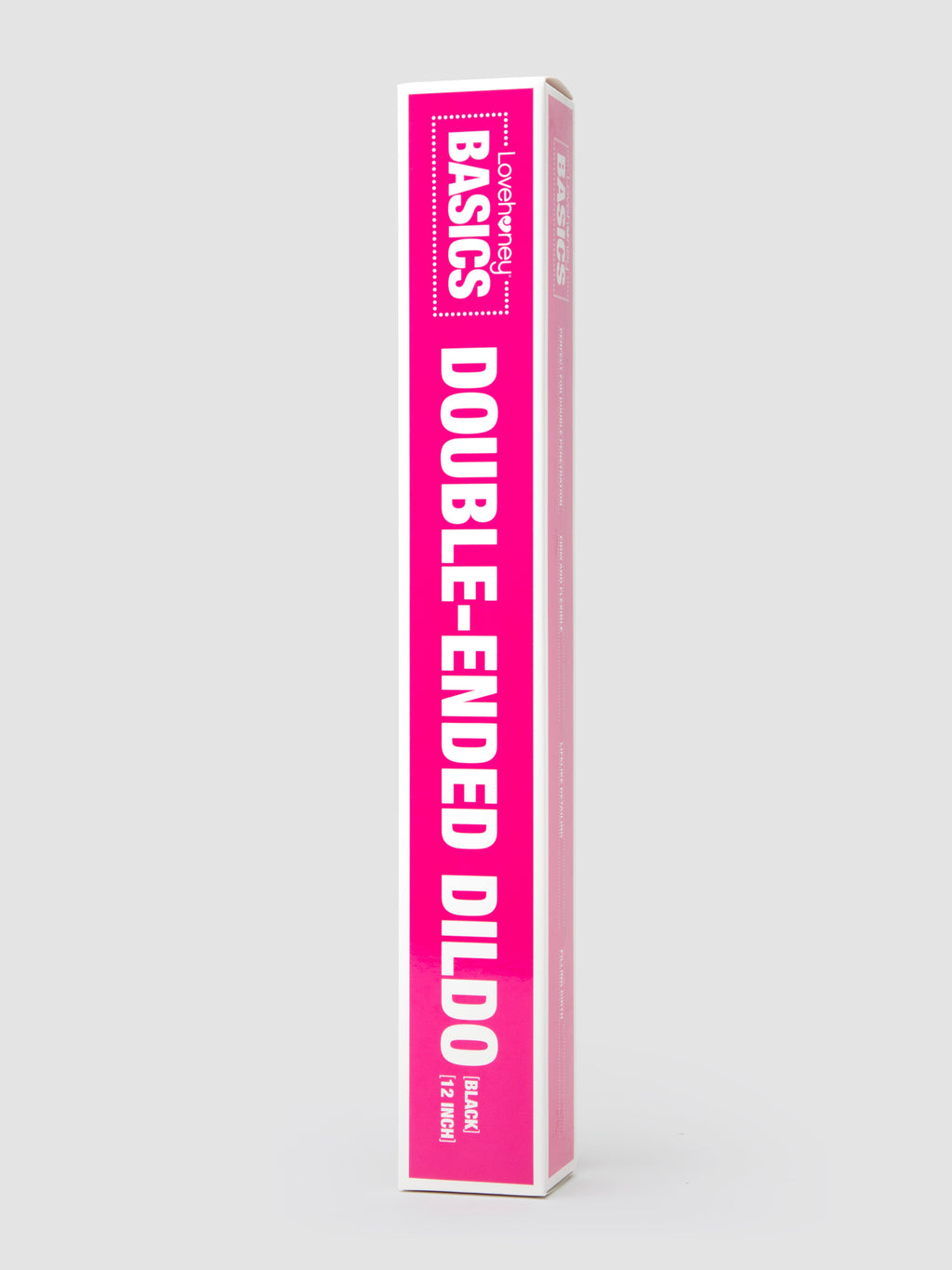 BASICS Realistic Double-Ended Dildo 12 Inch, Black