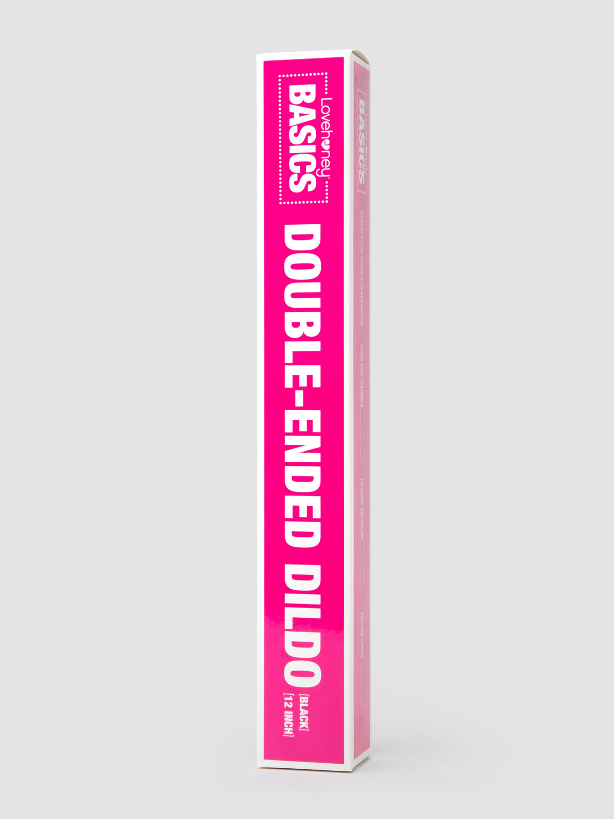 BASICS Realistic Double-Ended Dildo 12 Inch, Black